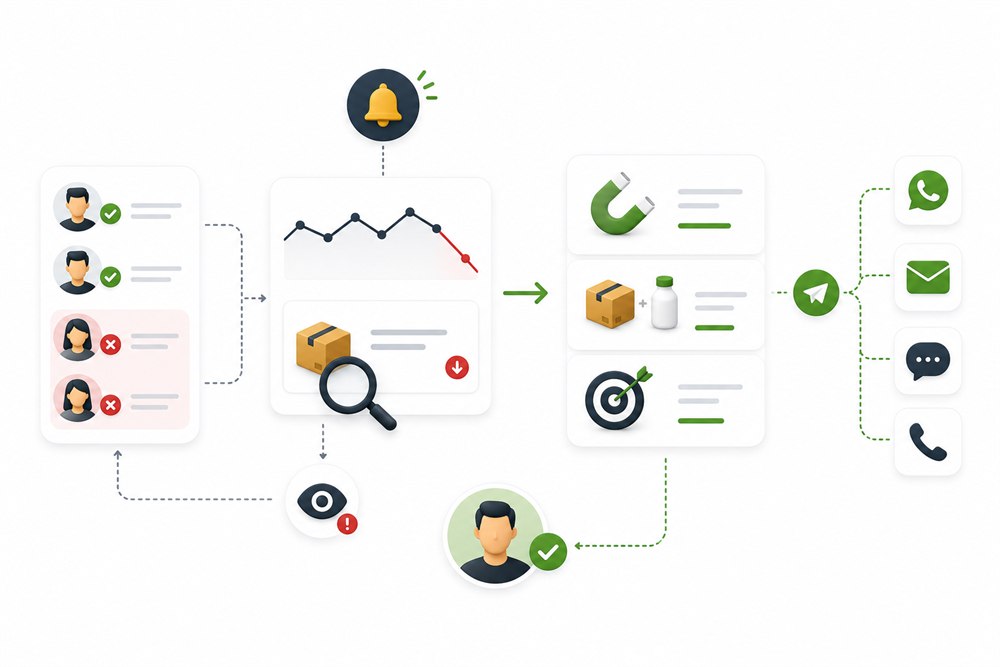 New buyers reaching the supplier across channels
