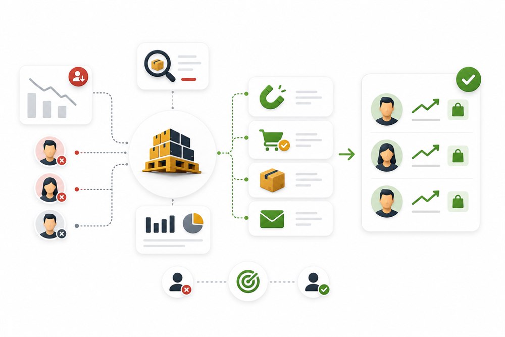 Lapsed customers detected and won back